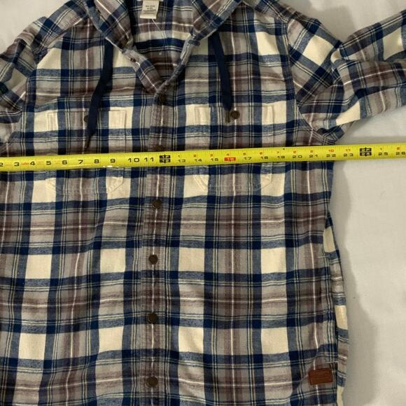 L.L. Bean Cotton Plaid Shacket size medium - Picture 5 of 7